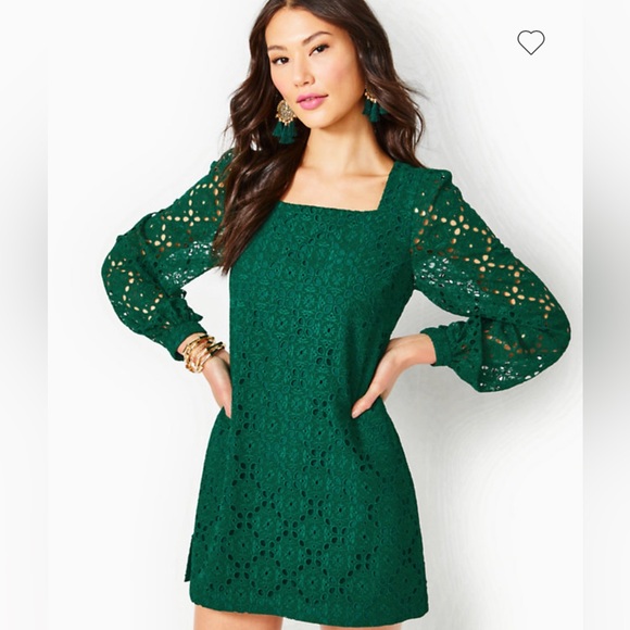 Lilly Pulitzer Pants - Lilly Pulitzer Green Lace Jumpsuit